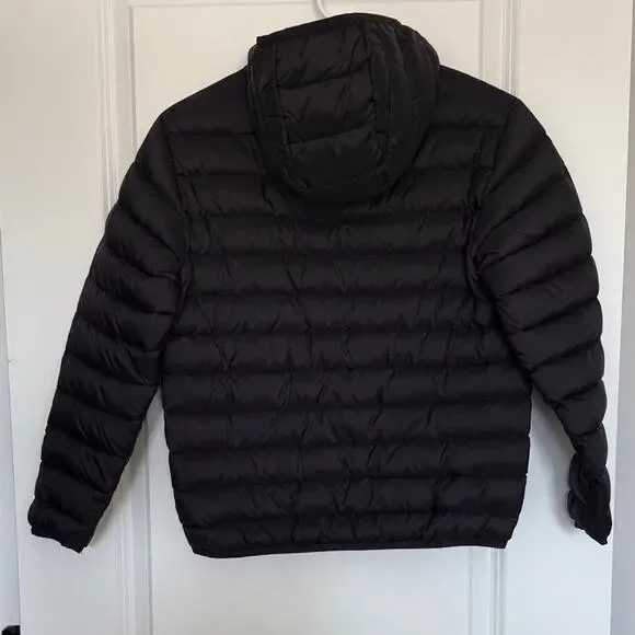 Eddie Bauer Kid's Black Puffer Coat - Picture 2 of 7